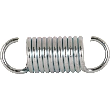 Prime-Line Extension Spring, 3/4 in. x 2-1/4 in. x 0.105 in., Steel, Single Loop, PK2 SP 9615